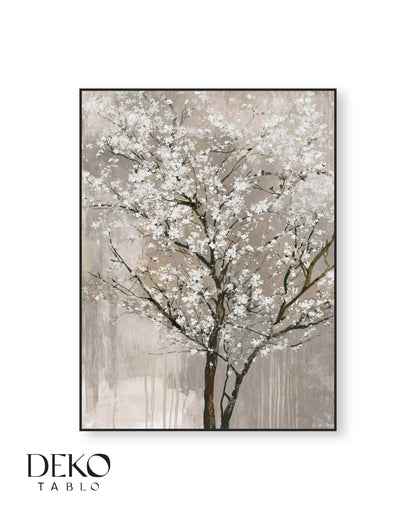 Yaban Çiçekleri  Detaylı Yağlı Boya Tablo